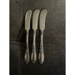 Towle Old Mirror Sterling Silver set of 3 Butter Knives Knife